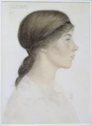 Isabel Margaret Jordan, 1919 (wc és ceruza papíron)
